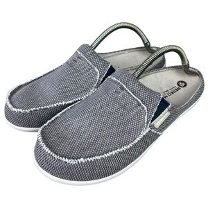 NWOB Gecko Man Walk Hero Men’s Canvas Ortho Slippers Size 13 Tan/Beige